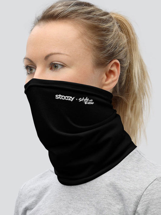 Black Style with Ease Neck Gaiter - STEEZY Clothing