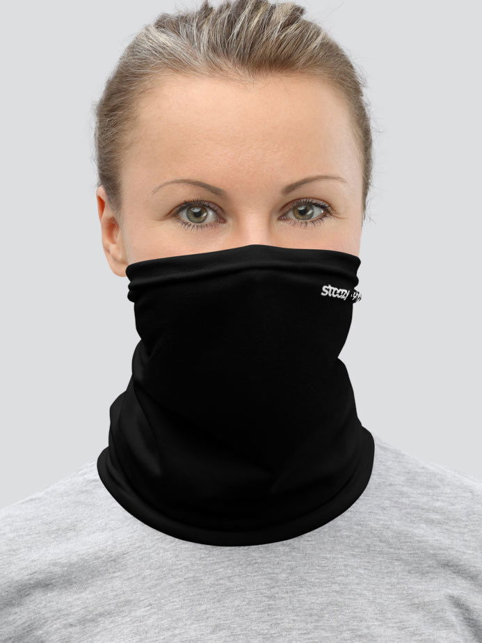 Black Style with Ease Neck Gaiter - STEEZY Clothing