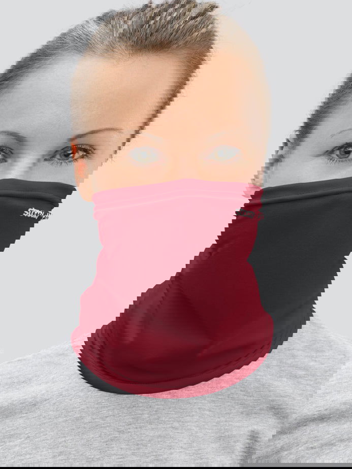 Deep Red Style with Ease Neck Gaiter - STEEZY Clothing