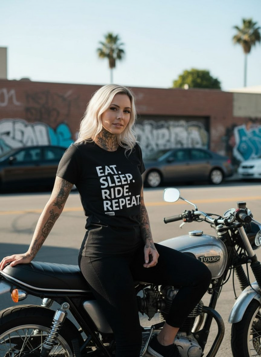 Eat Sleep Ride Repeat Tee
