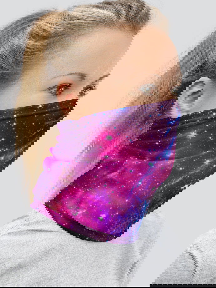 Galaxy Always Awesome Neck Gaiter - STEEZY Clothing