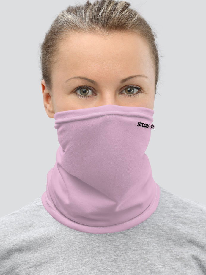 Light Pink Style with Ease Neck Gaiter - STEEZY Clothing
