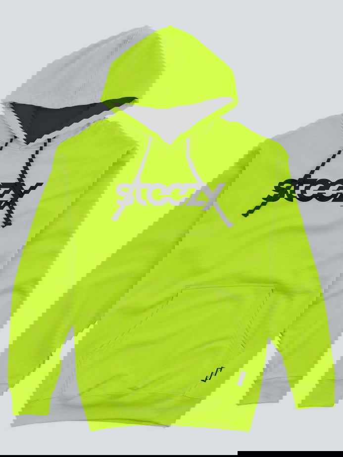 Lime Steezy Hoodie (XS, 2XL) - STEEZY Clothing