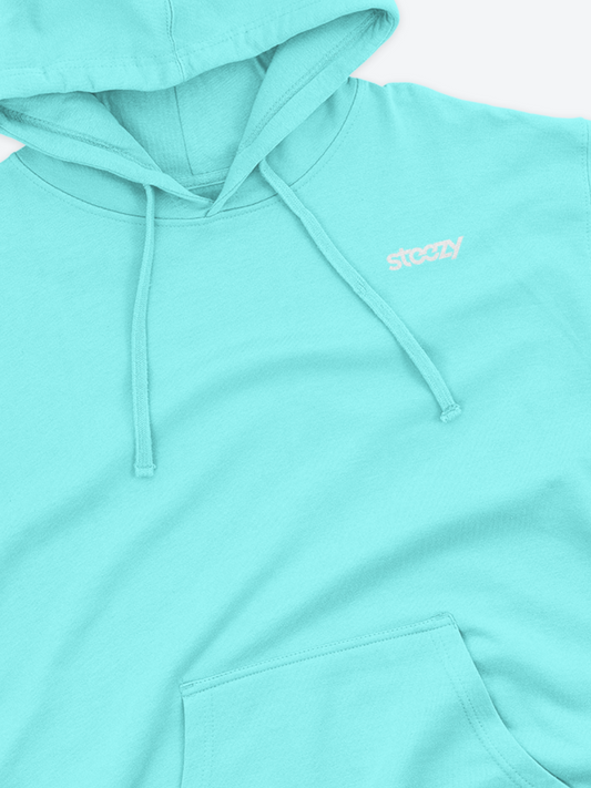 Mint Steezy Logo Left Chest Hoodie (S) - STEEZY Clothing