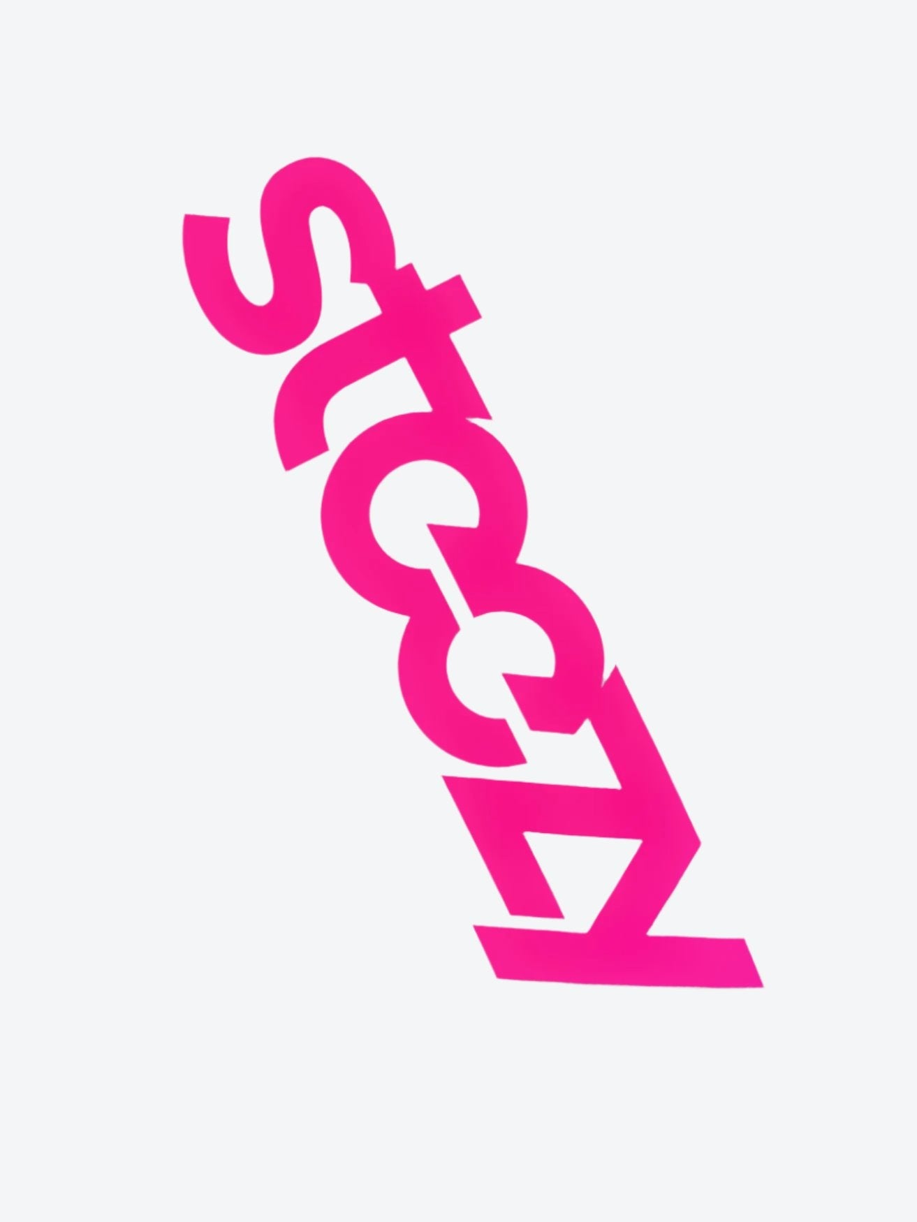 Pink 12 Inch Vinyl Steezy Sticker - STEEZY Clothing