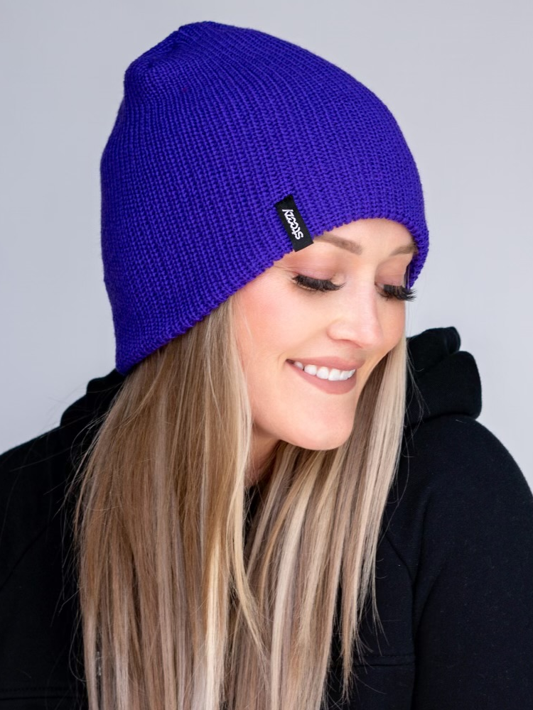 Purple Steezy Beanie - STEEZY Clothing