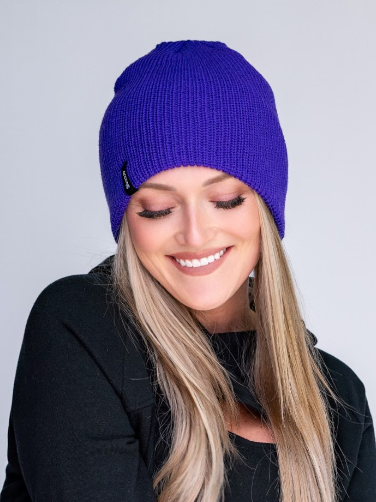 Purple Steezy Beanie - STEEZY Clothing