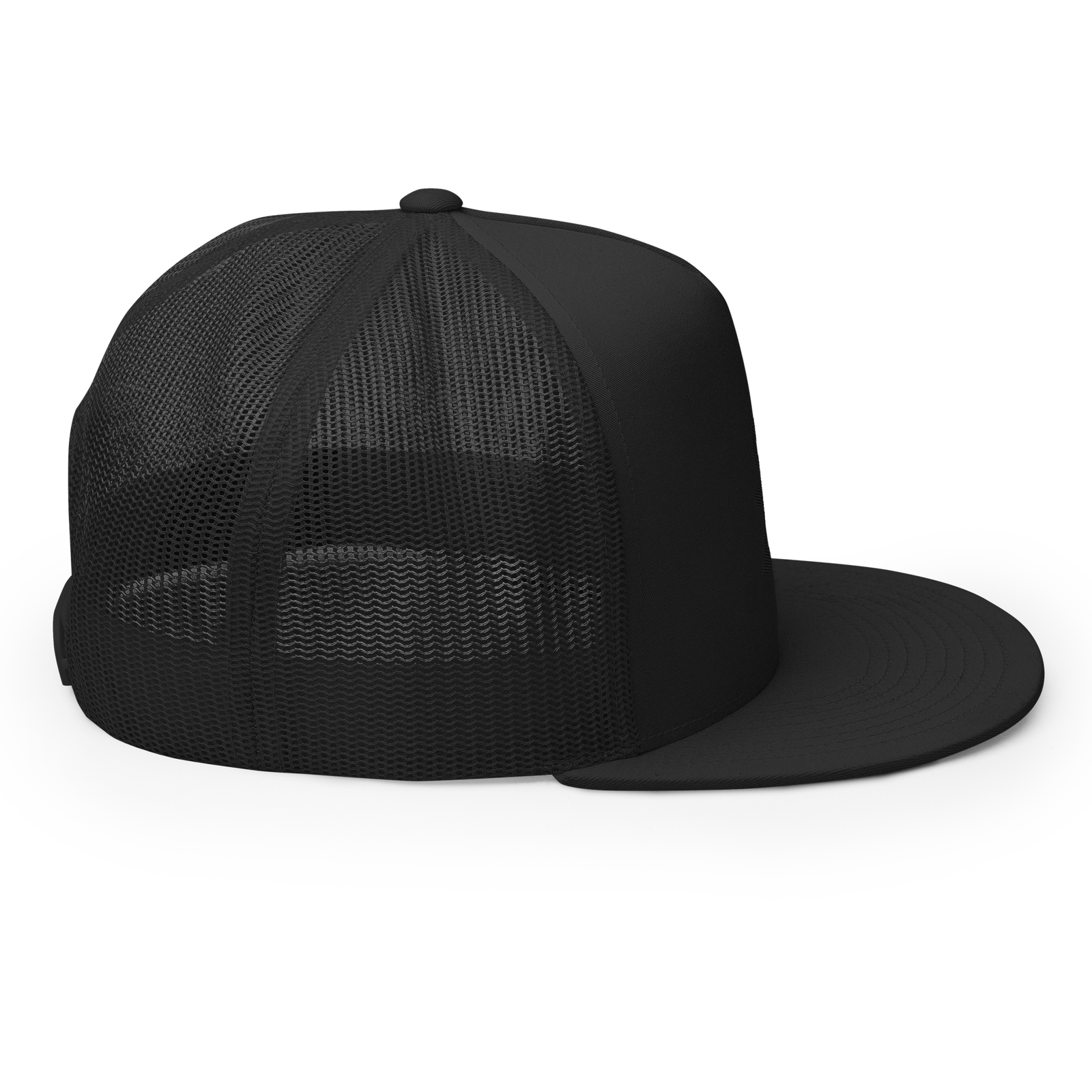STZY Star Trucker Hat (Black/Black) - STEEZY Clothing