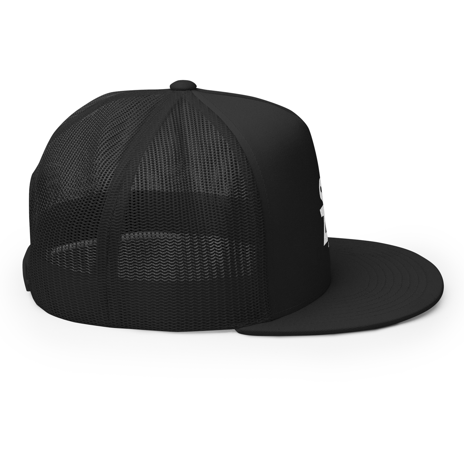 STZY Star Trucker Hat (White/Black) - STEEZY Clothing