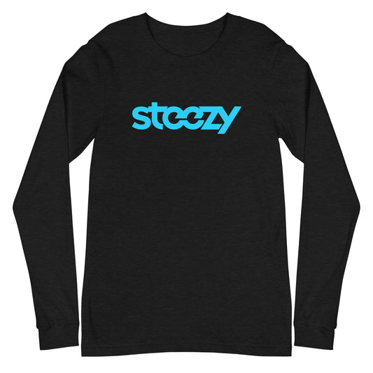 Steezy Logo Long Sleeve Tee (Blue) - STEEZY Clothing