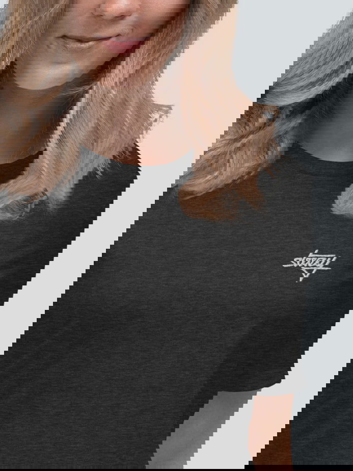 Steezy Script Embroidered Tee - STEEZY Clothing