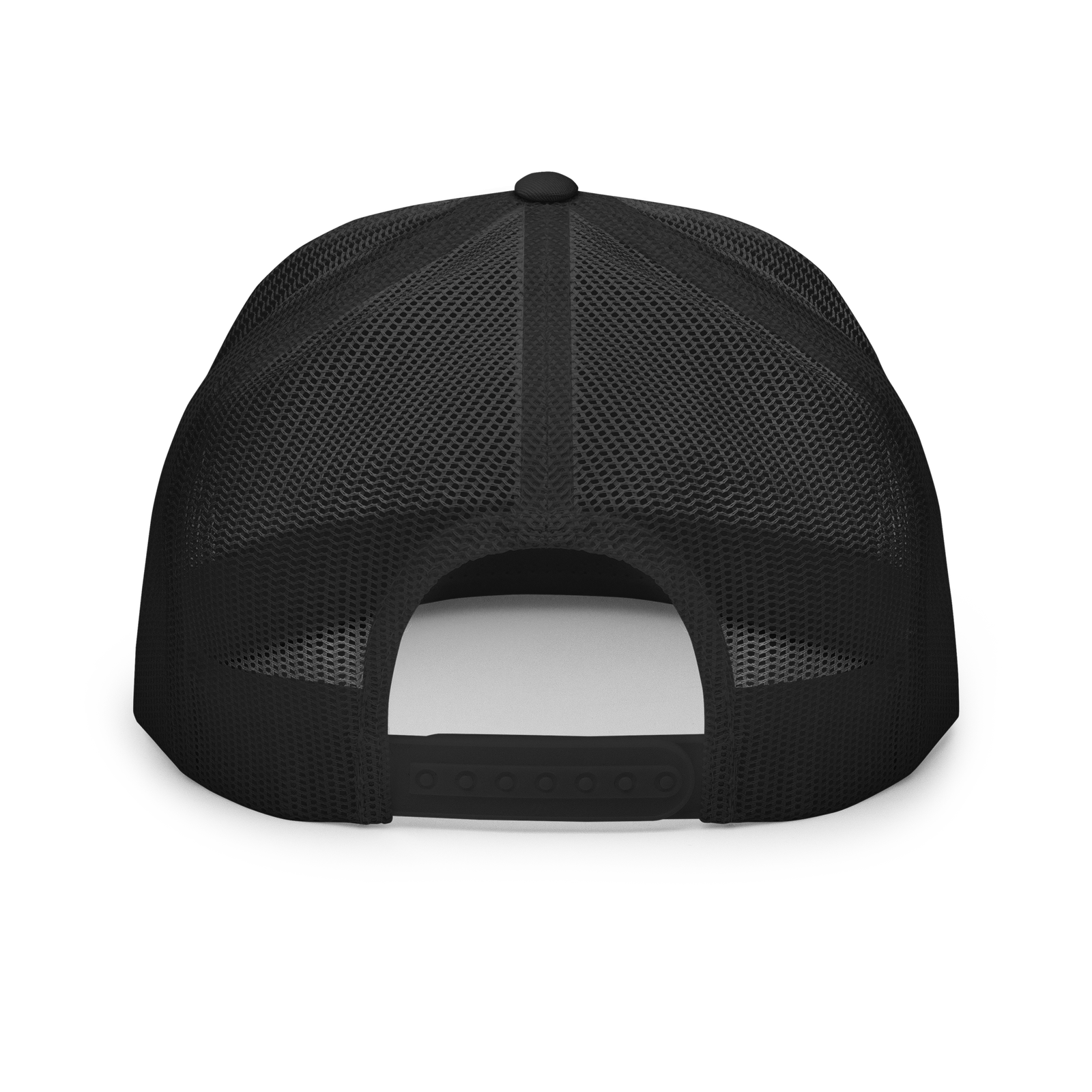Straight Steezy Trucker Hat (Black/Black) - STEEZY Clothing
