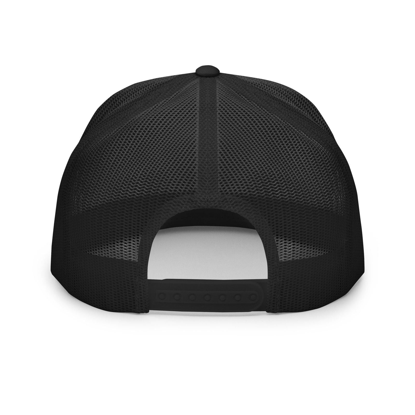 Straight Steezy Trucker Hat (White/Black) - STEEZY Clothing