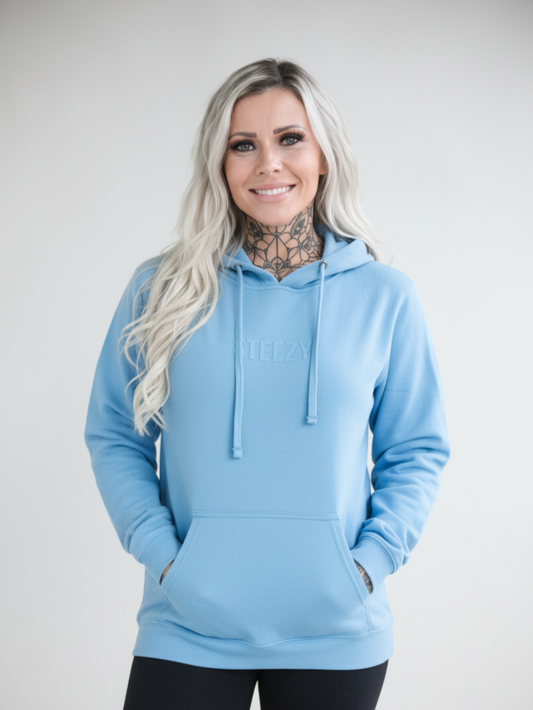 Steezy 3D Women's Lightweight Hoodie (Blue)