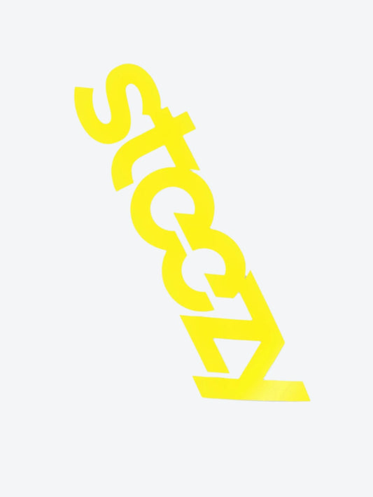 Yellow 12 Inch Vinyl Steezy Sticker - STEEZY Clothing