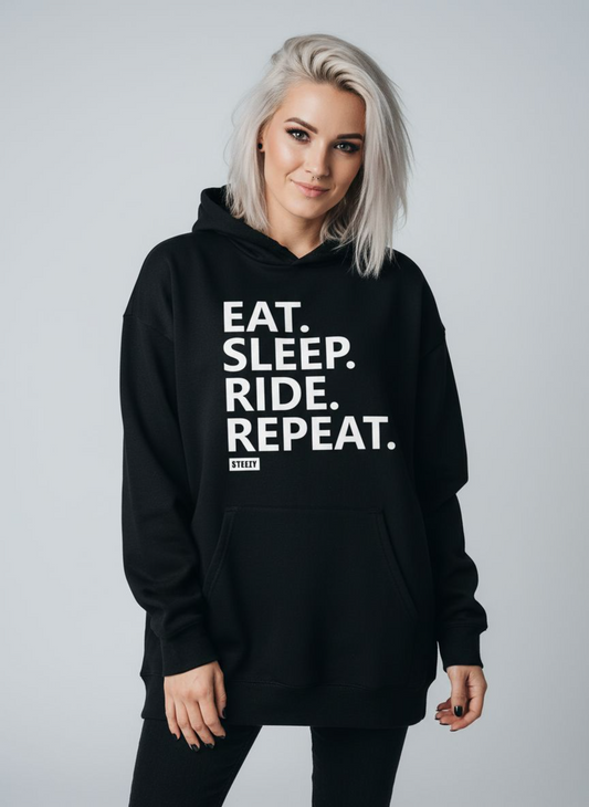 Eat Sleep Ride Repeat Hoodie