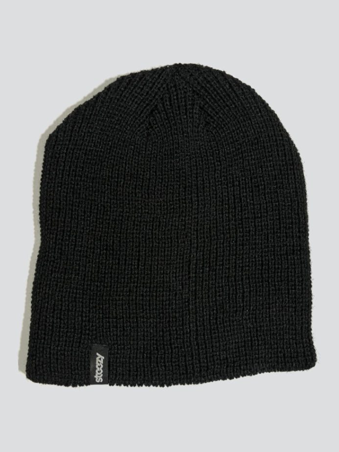 Black Steezy Beanie - STEEZY Clothing