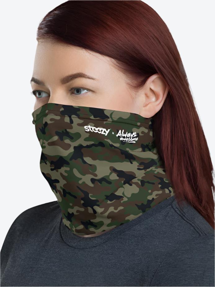 Camo Always Awesome Neck Gaiter - STEEZY Clothing