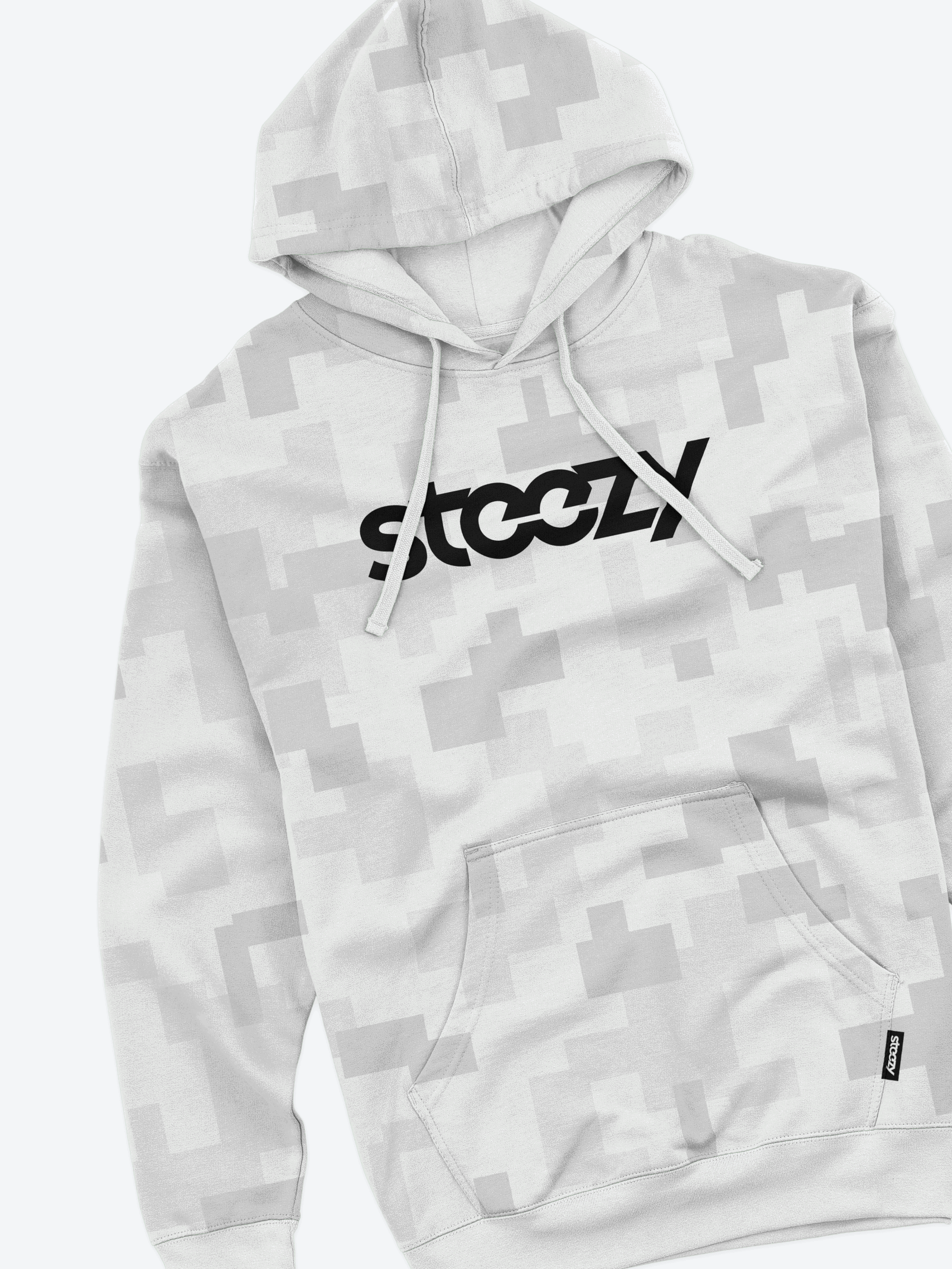 Digital Snow Camo Hoodie - STEEZY Clothing