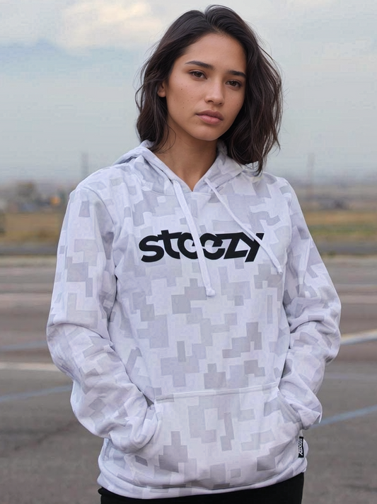 Digital Snow Camo Hoodie STEEZY