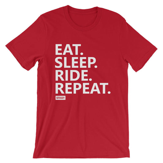 Eat Sleep Ride Repeat Tee - STEEZY Clothing