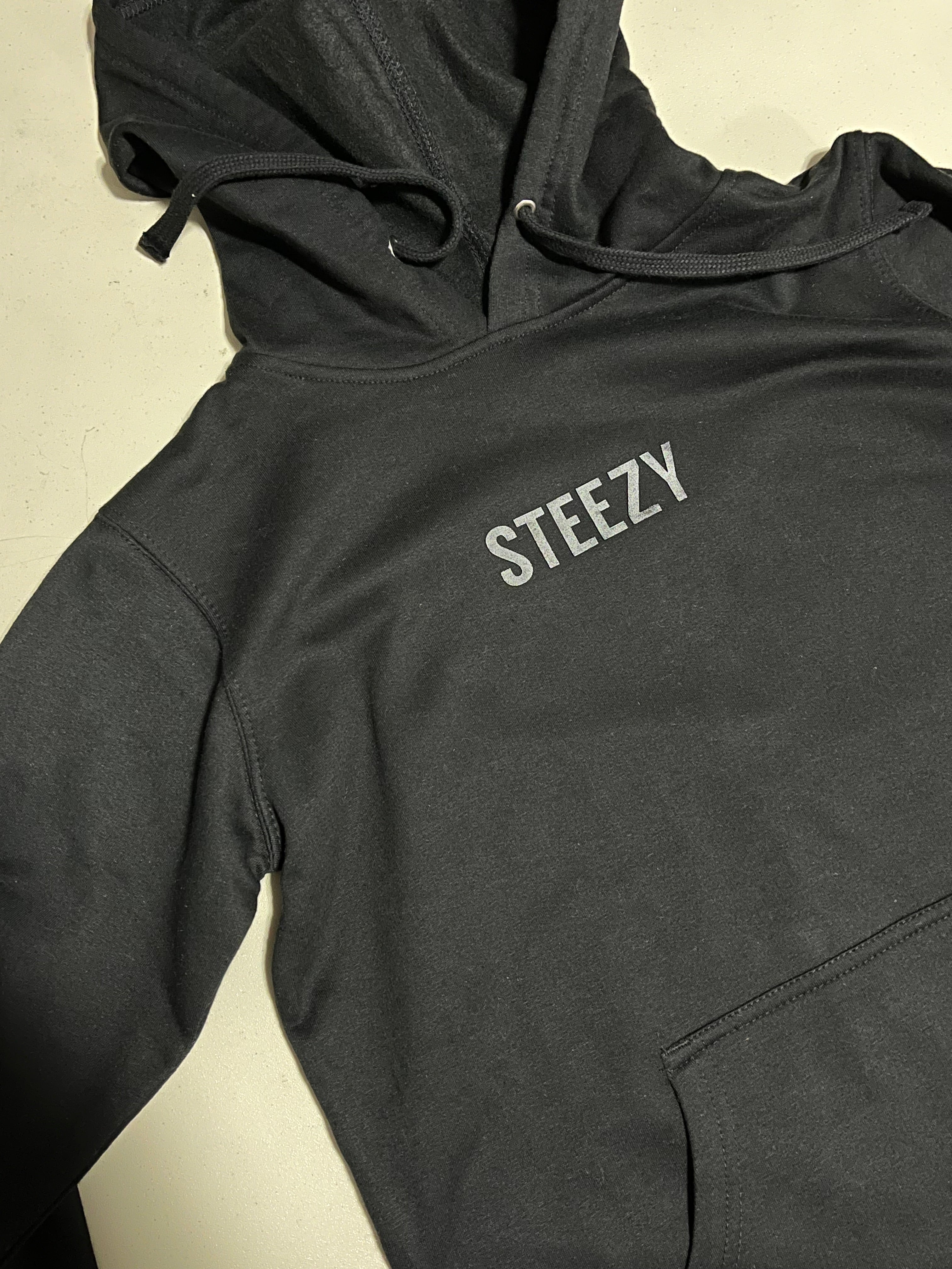 Steezy 3D Women's Lightweight Hoodie (Black)