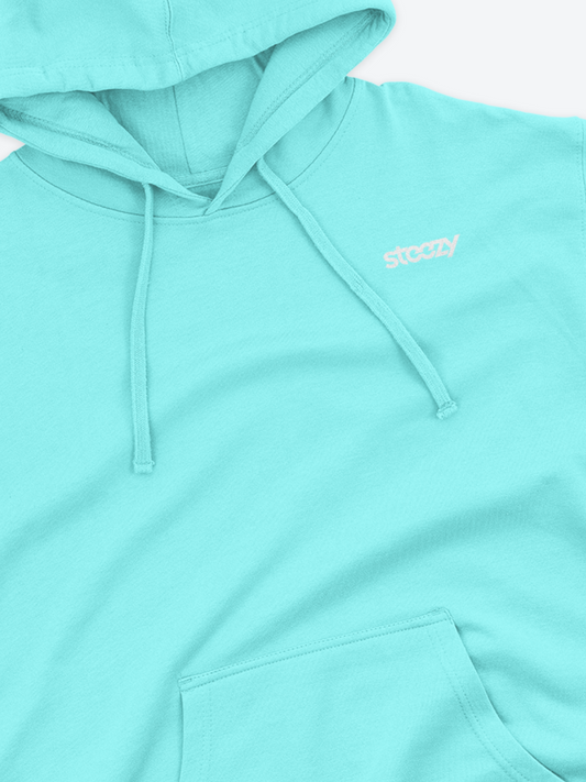 STEEZY - Mint Steezy Logo Left Chest Hoodie (S) - Clothing