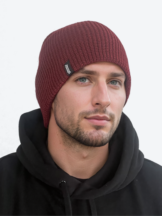 Maroon Steezy Beanie - STEEZY Clothing