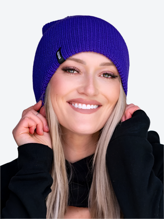 Purple Steezy Beanie - STEEZY Clothing