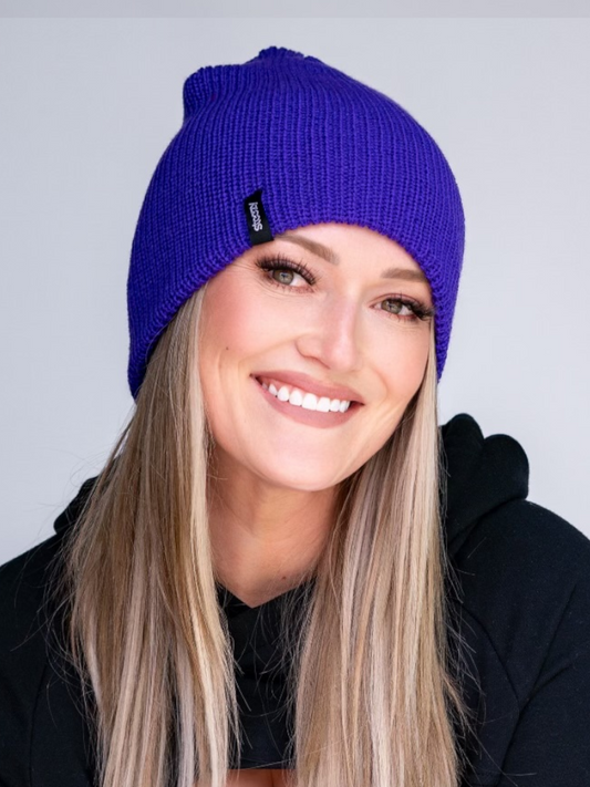 Purple Steezy Beanie - STEEZY Clothing