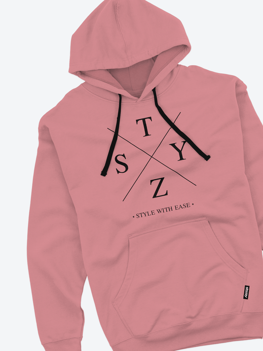 STZY X Hoodie (Pink) - STEEZY Clothing