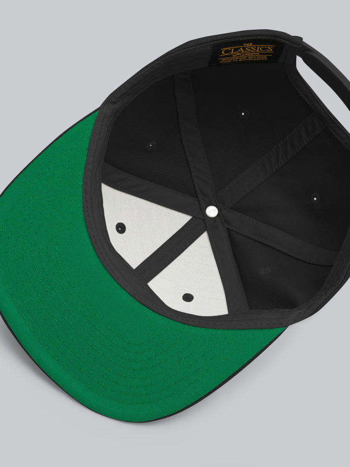 STZY X Snapback Hat (White/Black) - STEEZY Clothing