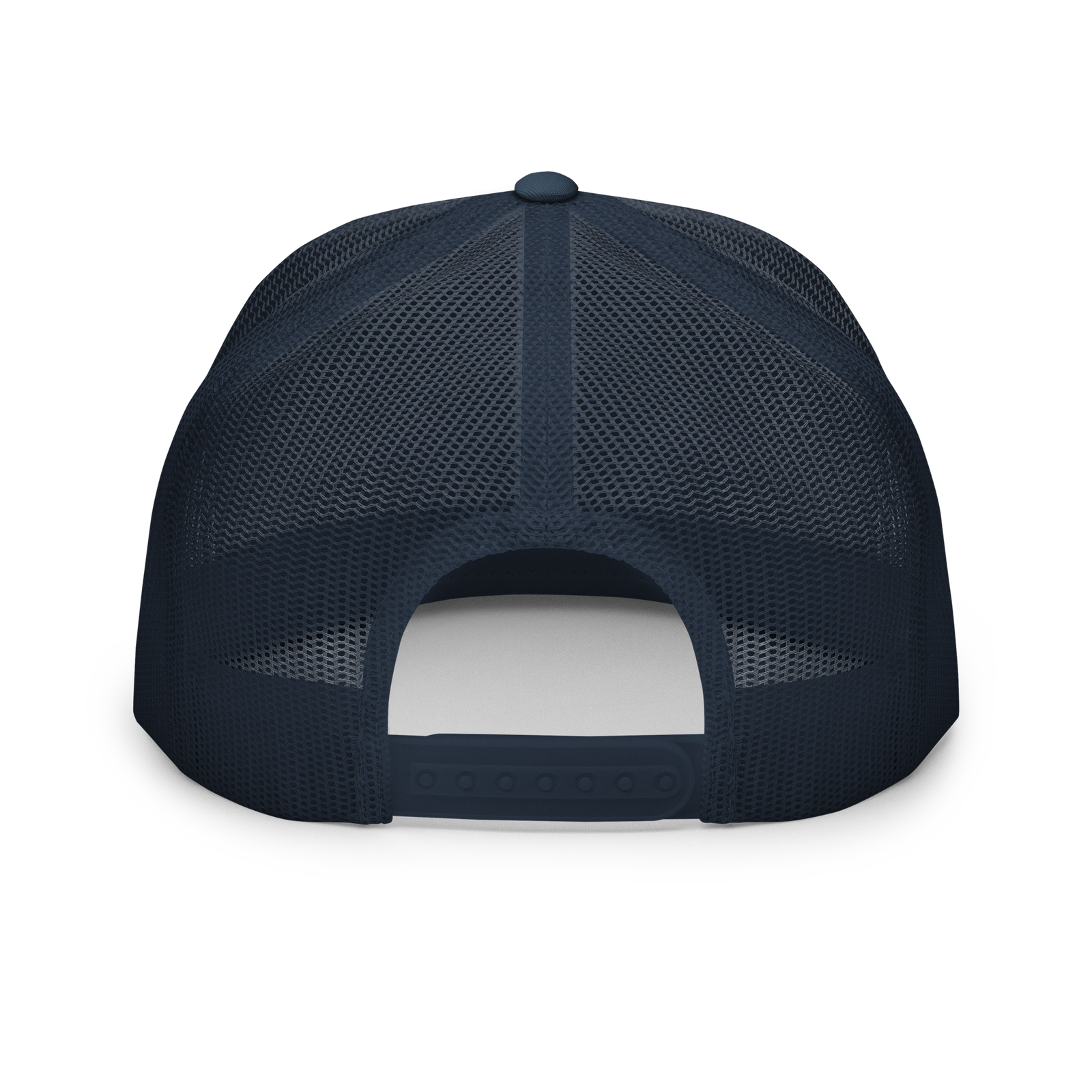 STZY X Trucker Hat (White/Navy) - STEEZY Clothing