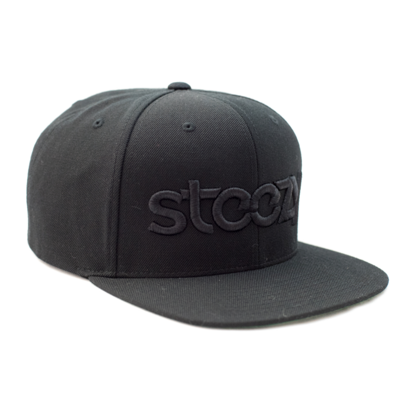 Steezy Logo Snapback Hat (Black/Black) - STEEZY Clothing