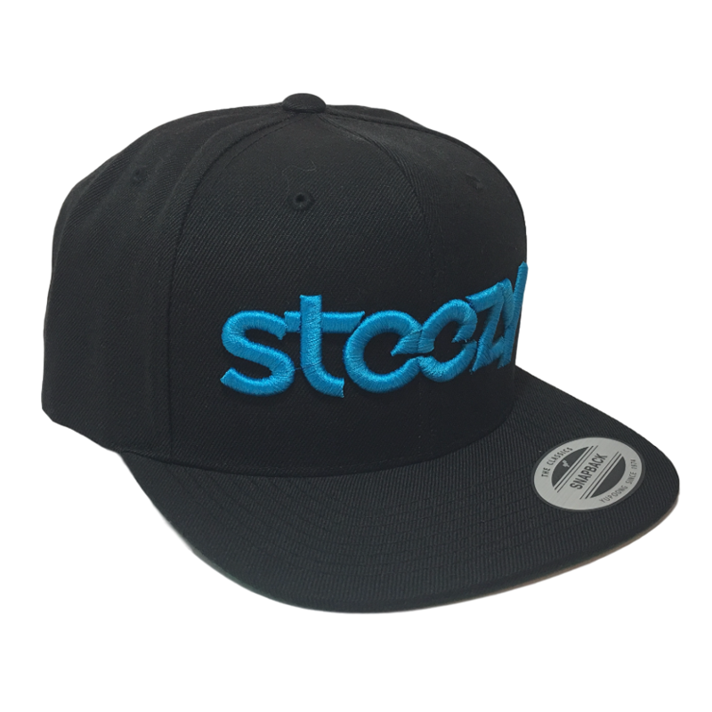 Steezy Logo Snapback Hat (Blue/Black) - STEEZY Clothing