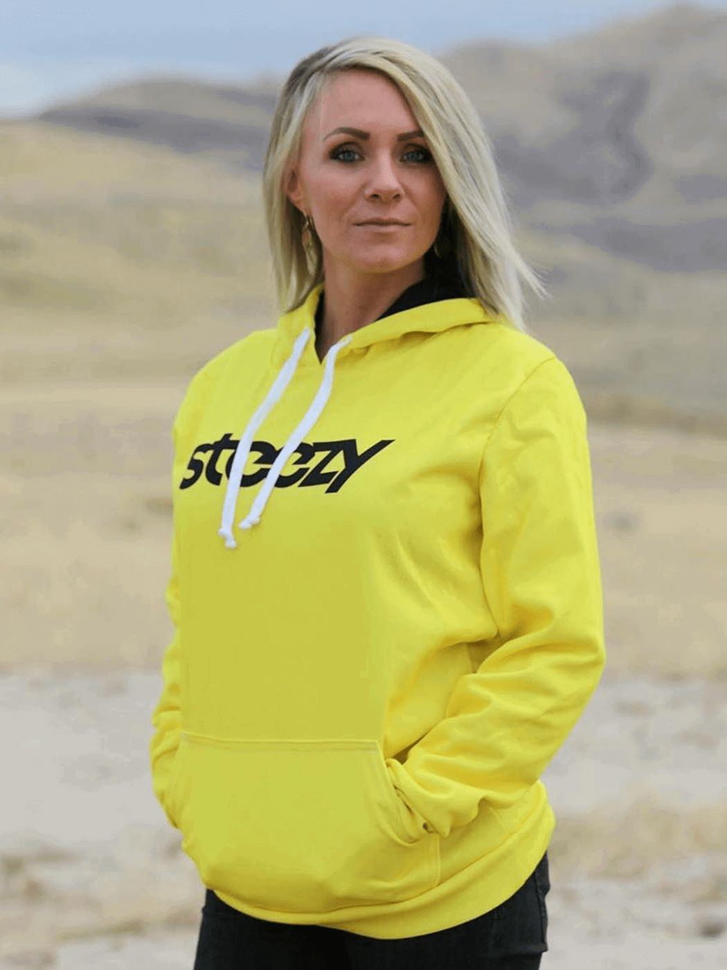 Yellow Steezy Hoodie - STEEZY Clothing