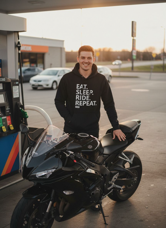 Eat Sleep Ride Repeat Hoodie