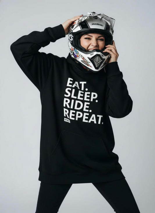 Eat Sleep Ride Repeat Hoodie