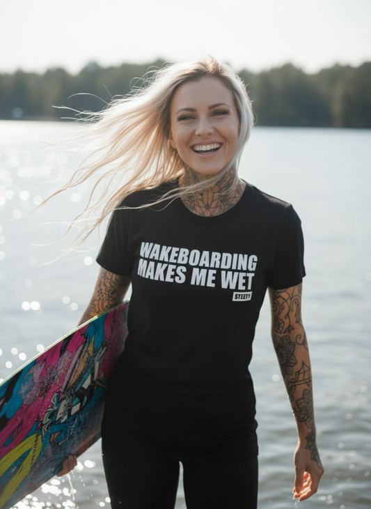 Wakeboarding Makes me Wet Unisex Tee