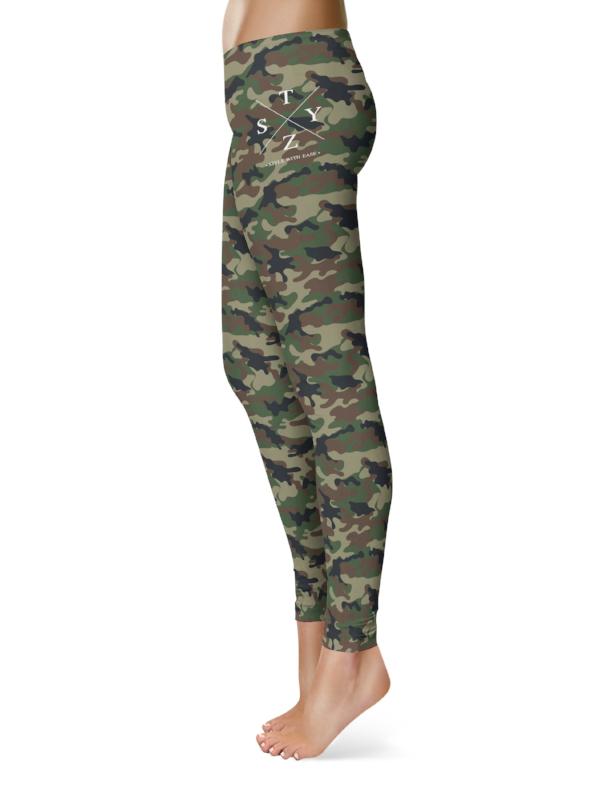 Storm Camo High Waisted Leggings - 1HUNDY Official Store