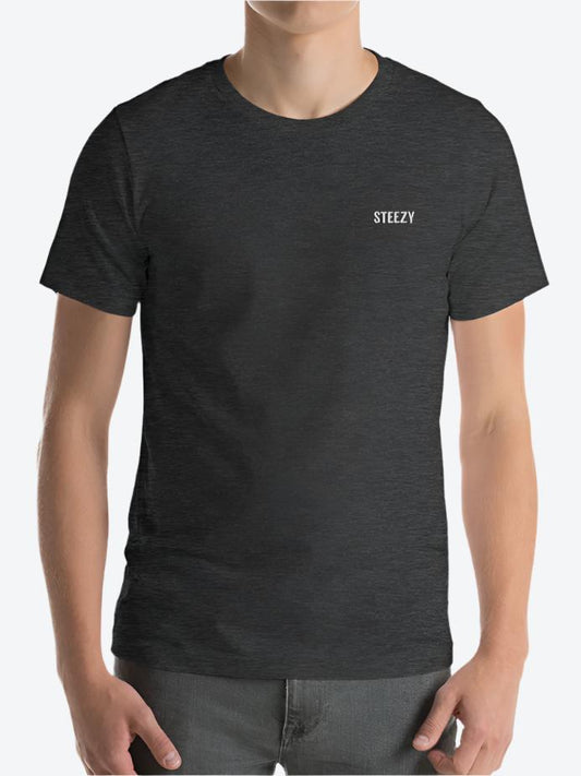 STEEZY - Steezy Text Left Unisex Tee - Clothing